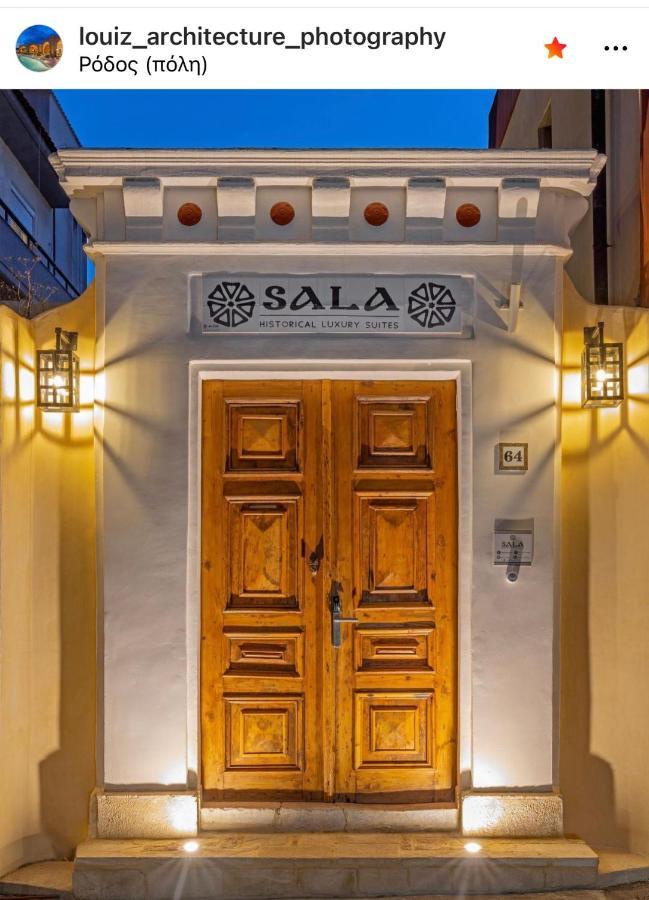 Sala Historical Luxury Suites Rhodes City Екстериор снимка